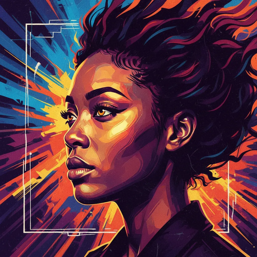 Artistic portrait of DeWanda Wise