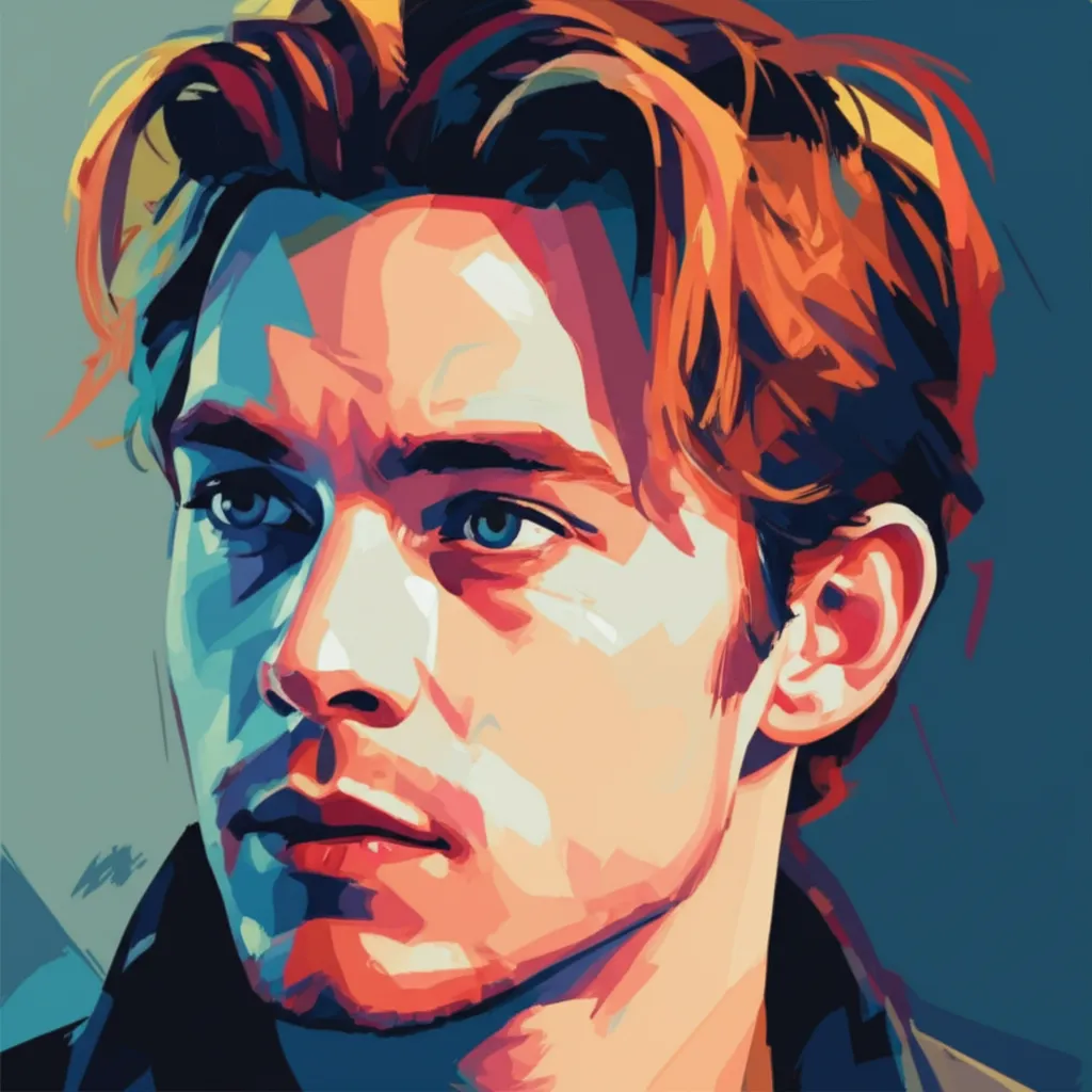 Artistic portrait of Kevin Zegers