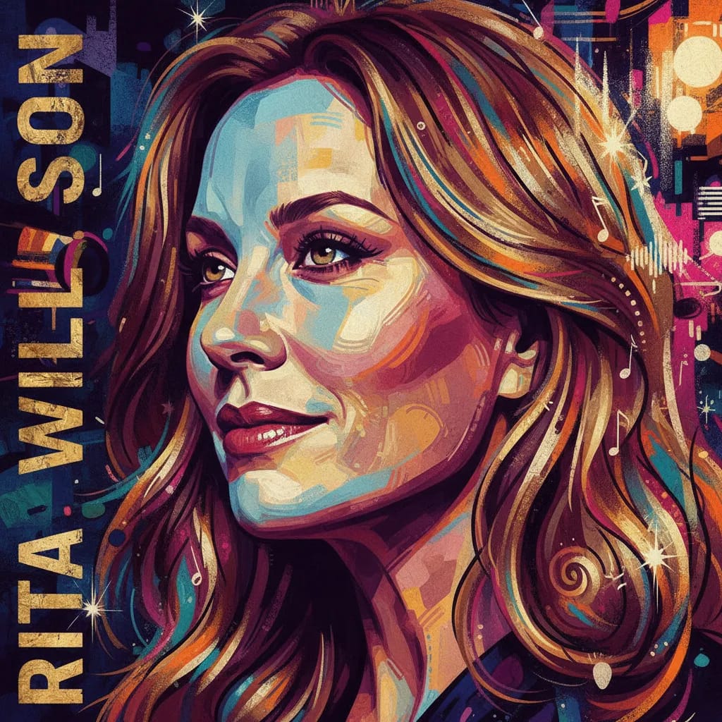 Artistic portrait of Rita Wilson