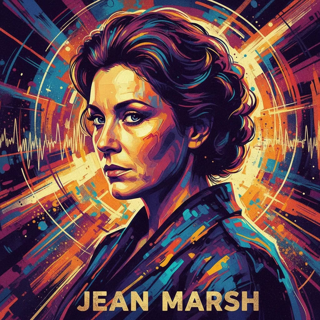 Artistic portrait of Jean Marsh