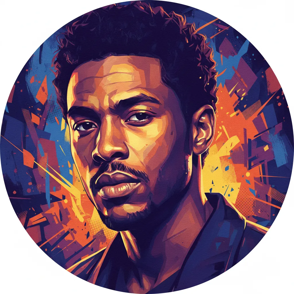 Artistic portrait of Stephan James