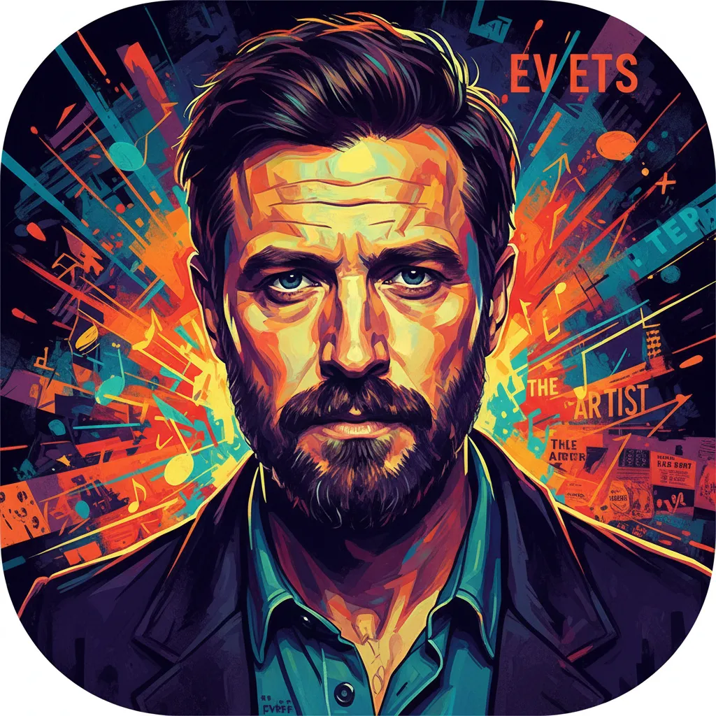 Artistic portrait of Steve Evets