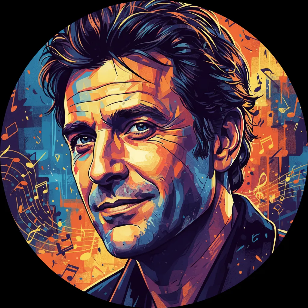 Artistic portrait of François Cluzet