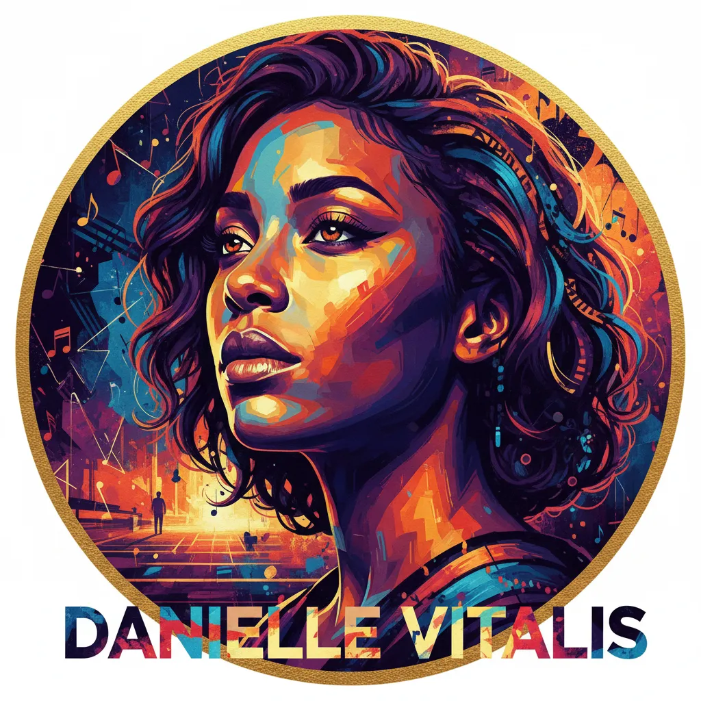 Artistic portrait of Danielle Vitalis
