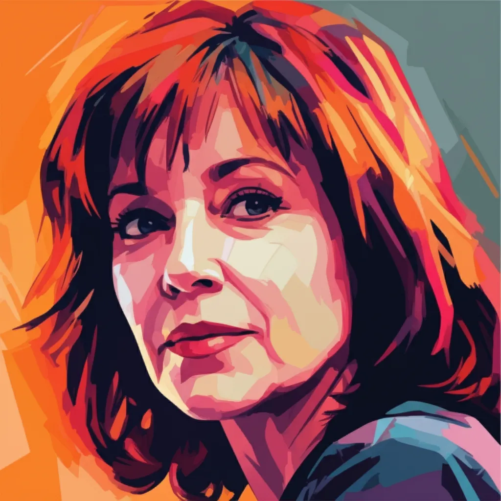 Artistic portrait of Kathy Larson