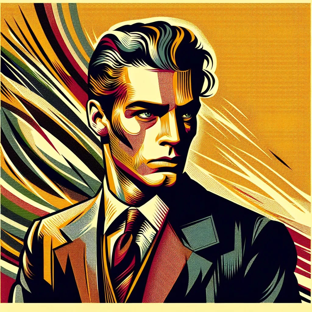Artistic portrait of Hurd Hatfield