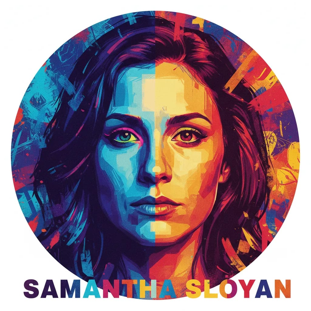 Artistic portrait of Samantha Sloyan