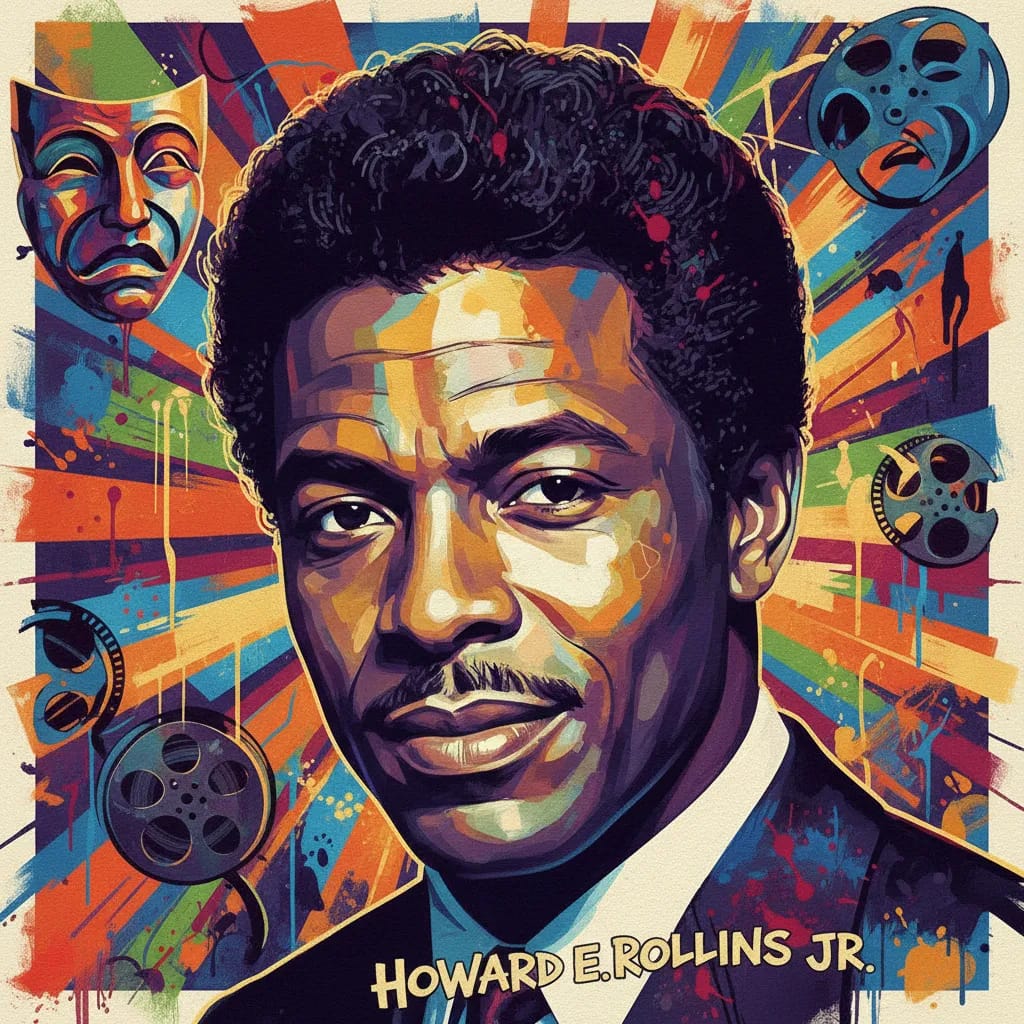 Artistic portrait of Howard E. Rollins Jr.
