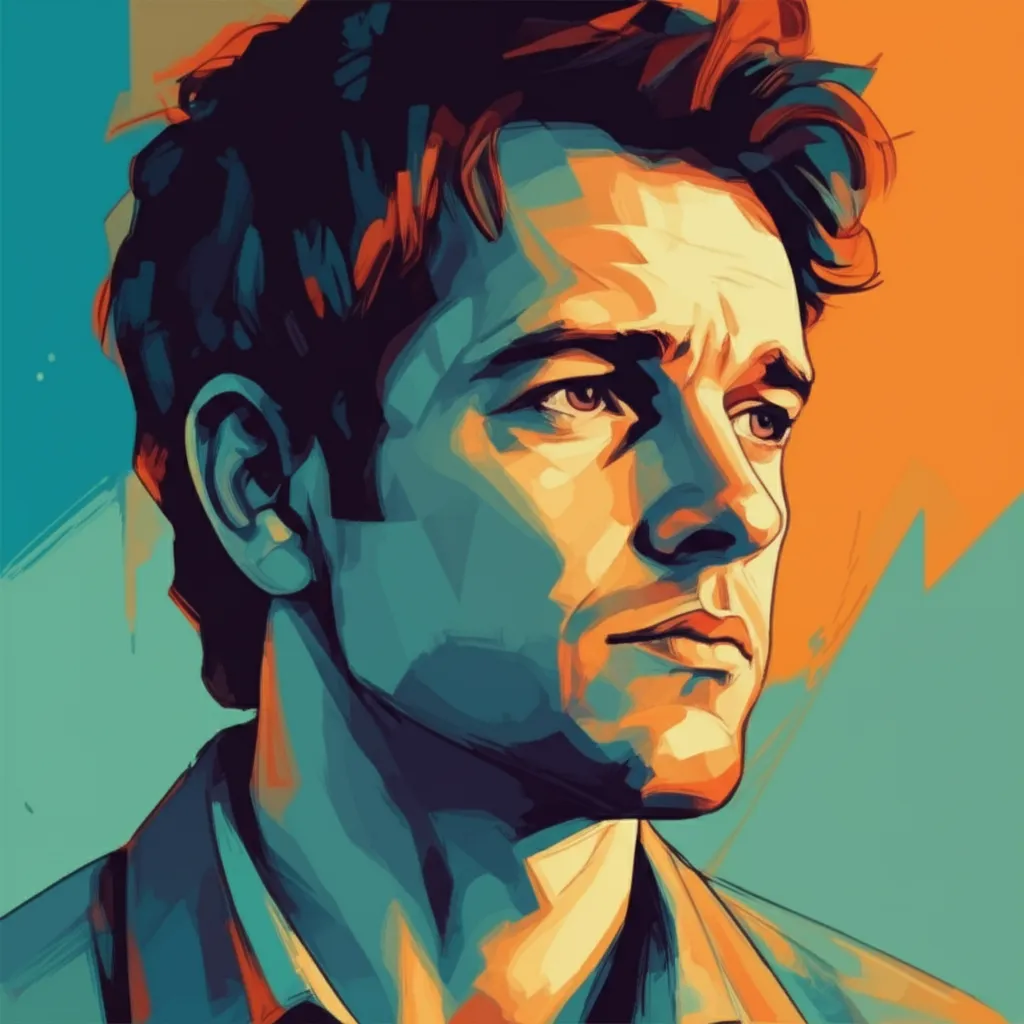 Artistic portrait of Edward Norton