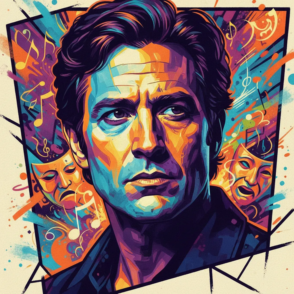 Artistic portrait of Stephen Spinella