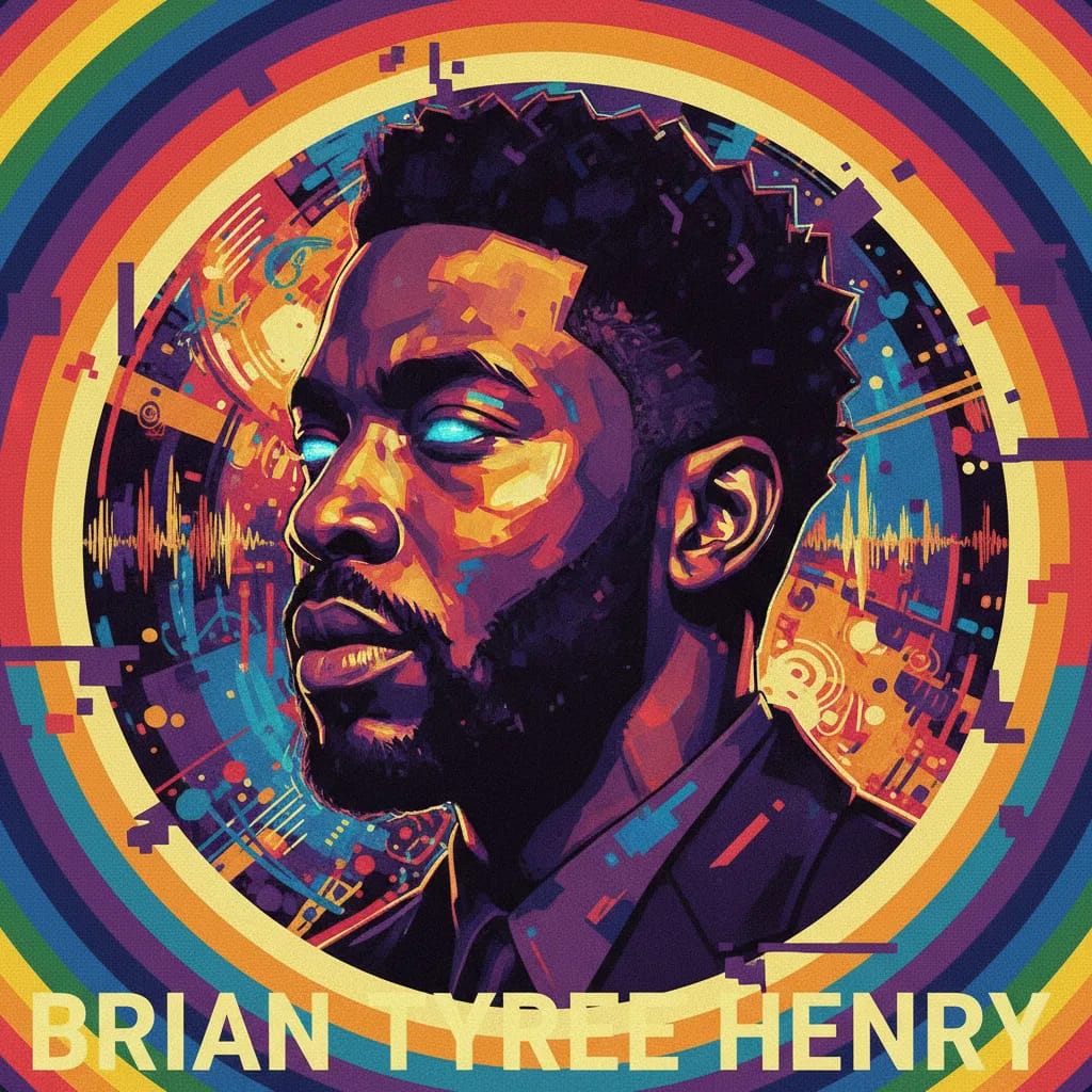 Artistic portrait of Brian Tyree Henry