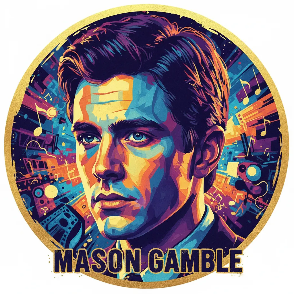 Artistic portrait of Mason Gamble