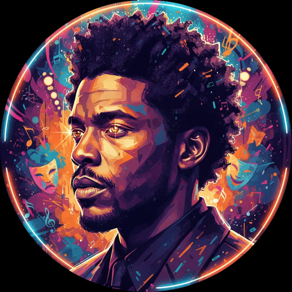 Artistic portrait of Corey Hawkins