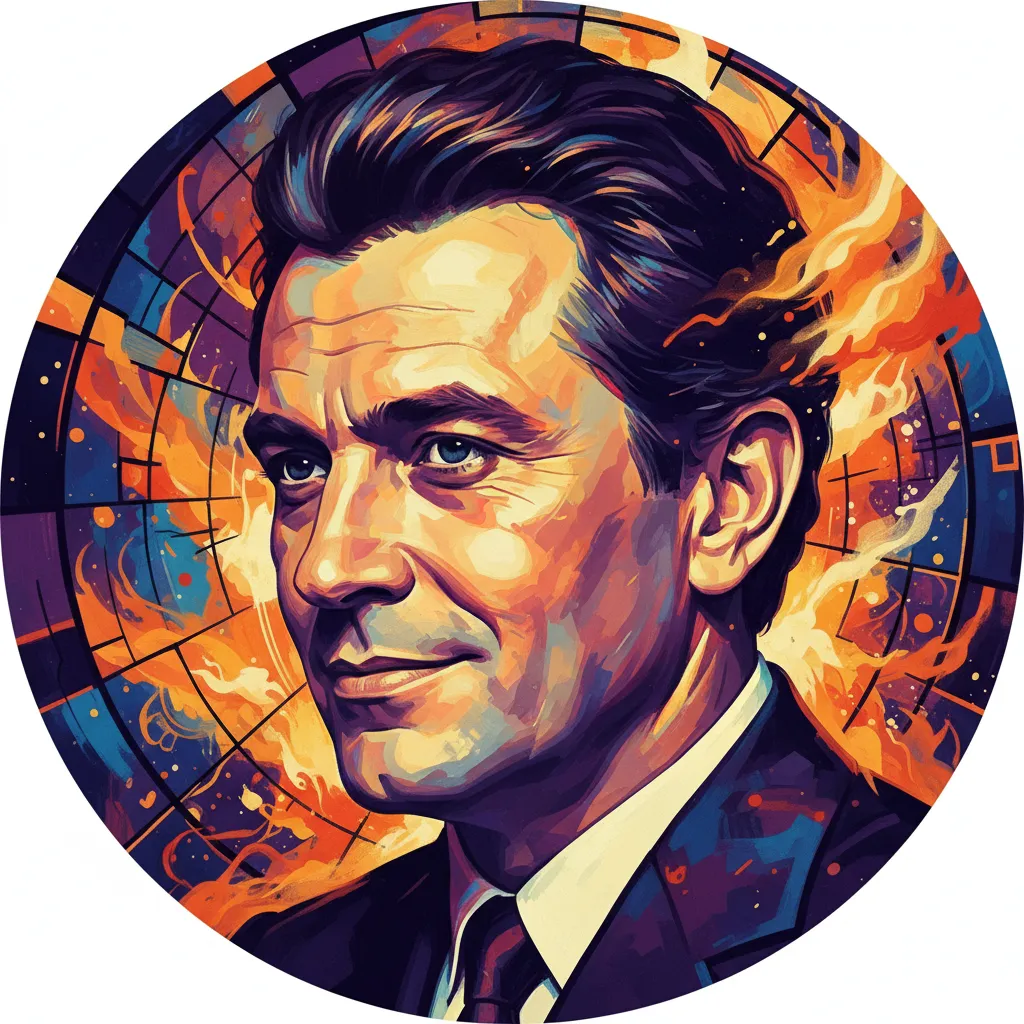 Artistic portrait of Oleg Yankovskiy