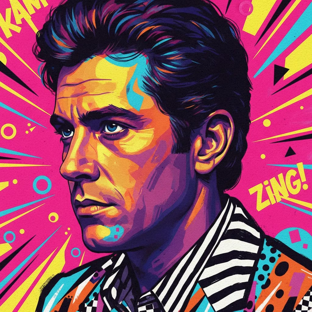 Artistic portrait of Kevin VanHentenryck