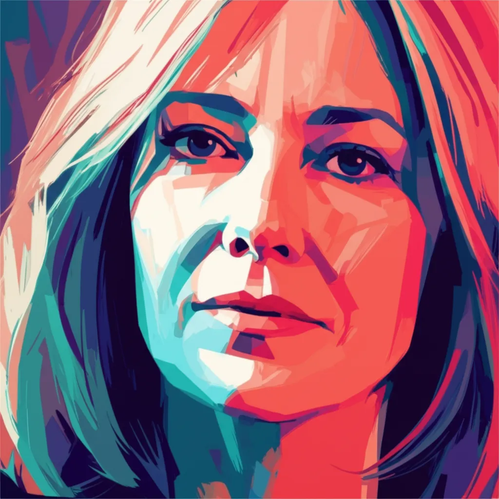 Artistic portrait of Annie Corley