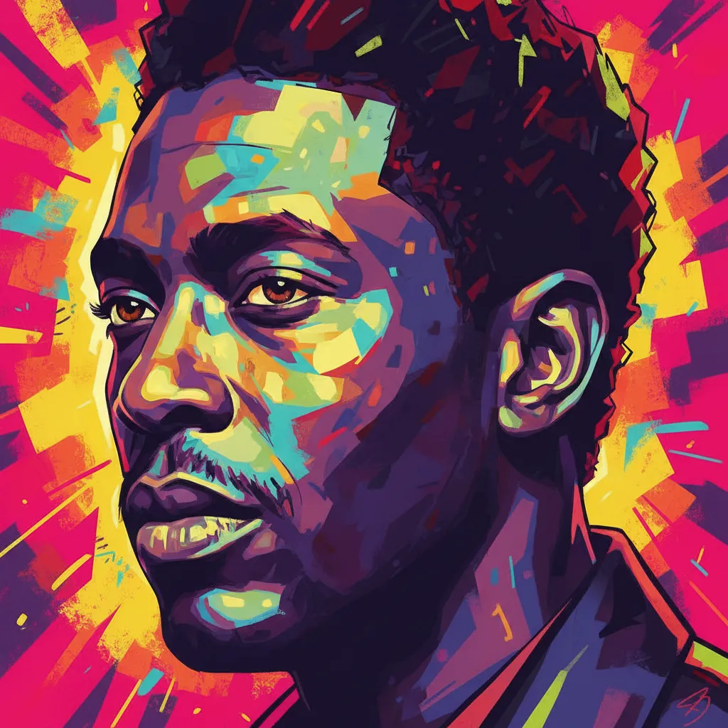 Artistic portrait of Maynard Eziashi