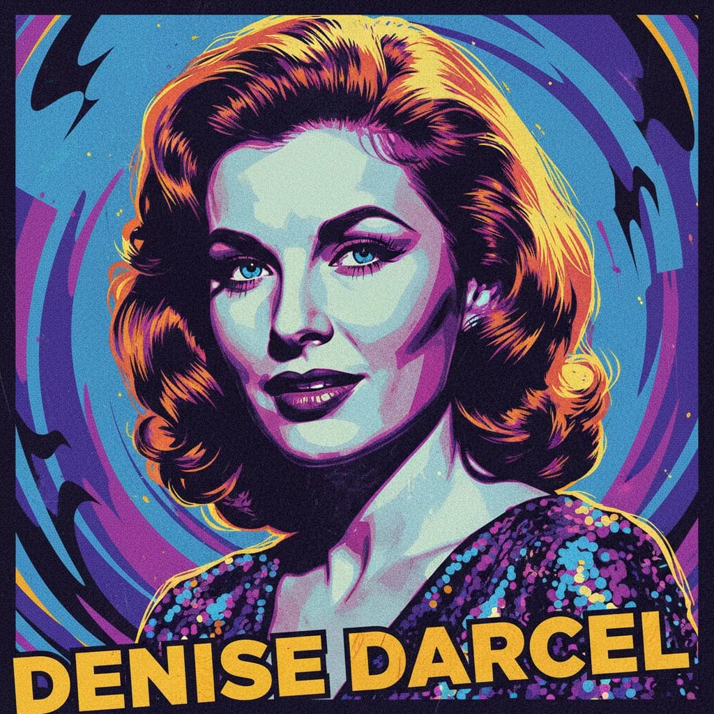 Artistic portrait of Denise Darcel