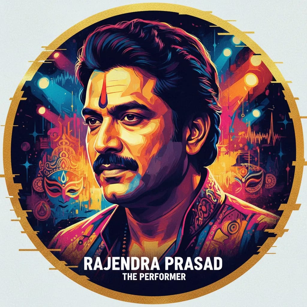 Artistic portrait of Rajendra Prasad