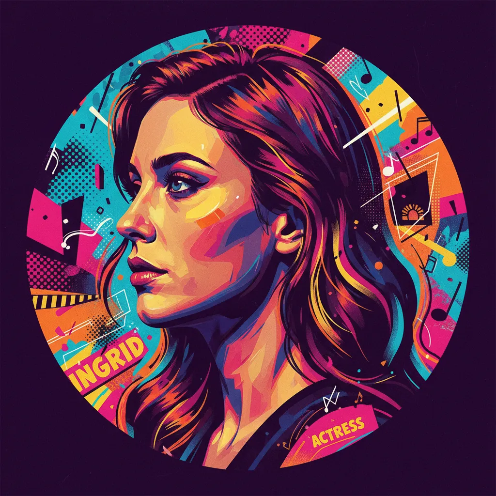 Artistic portrait of Ingrid García Jonsson