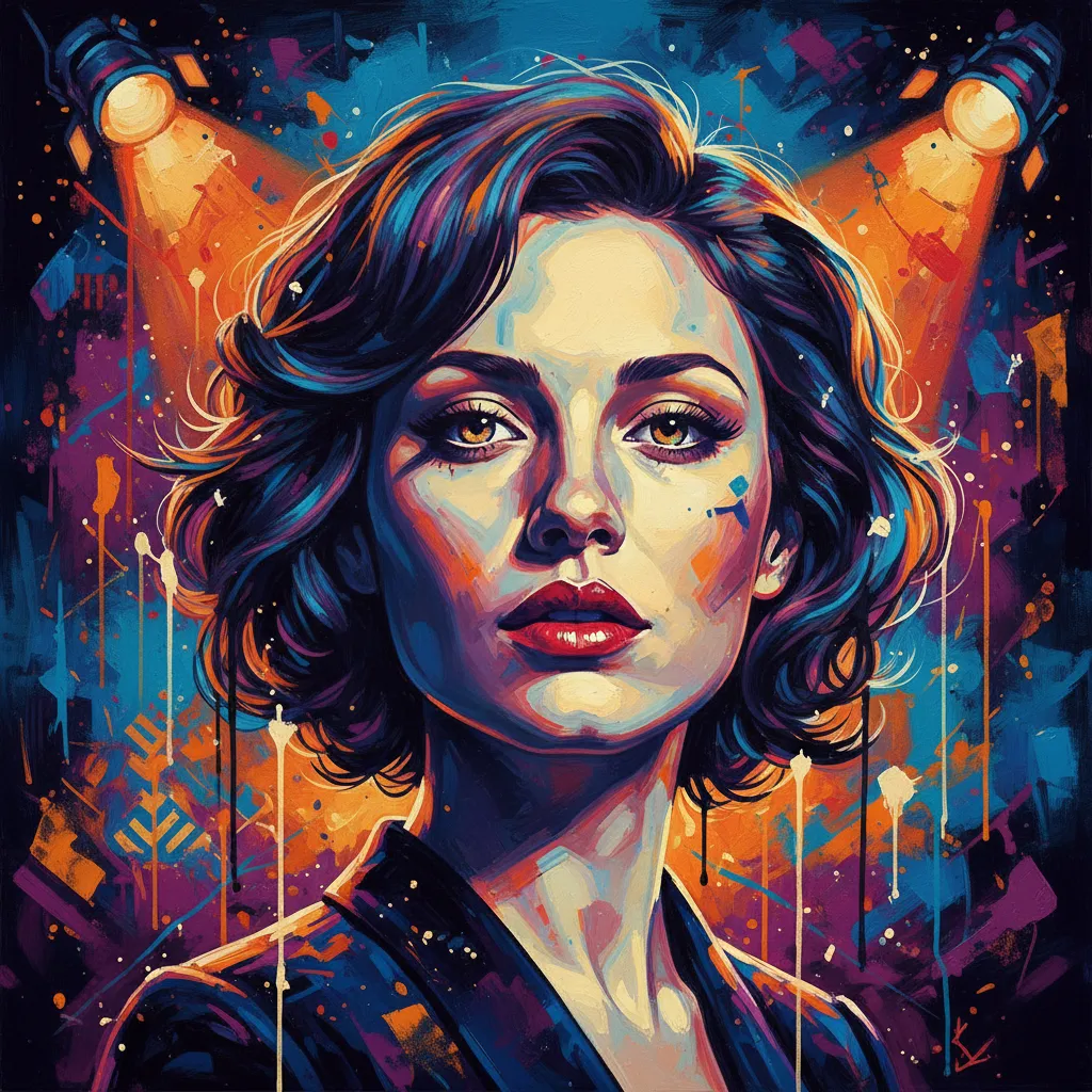 Artistic portrait of Stefanie Martini