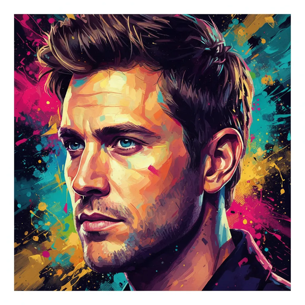 Artistic portrait of Nick Zano