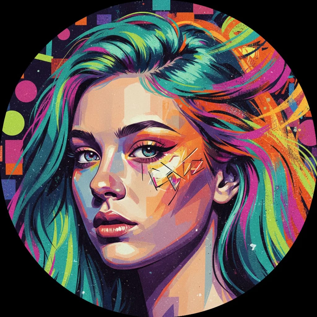 Artistic portrait of Maddie Ziegler