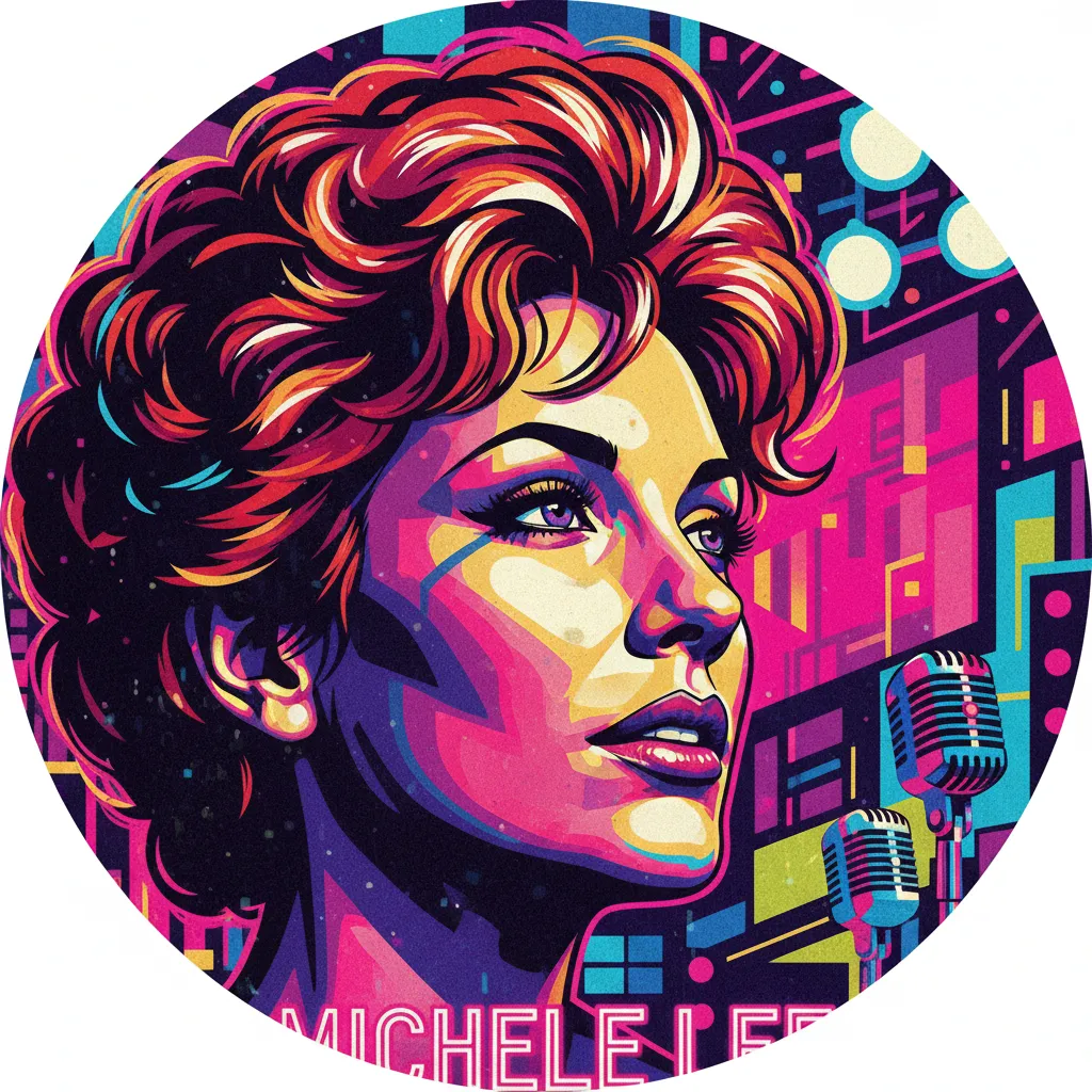 Artistic portrait of Michele Lee