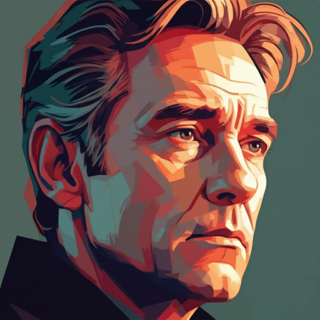 Artistic portrait of Bill Sage