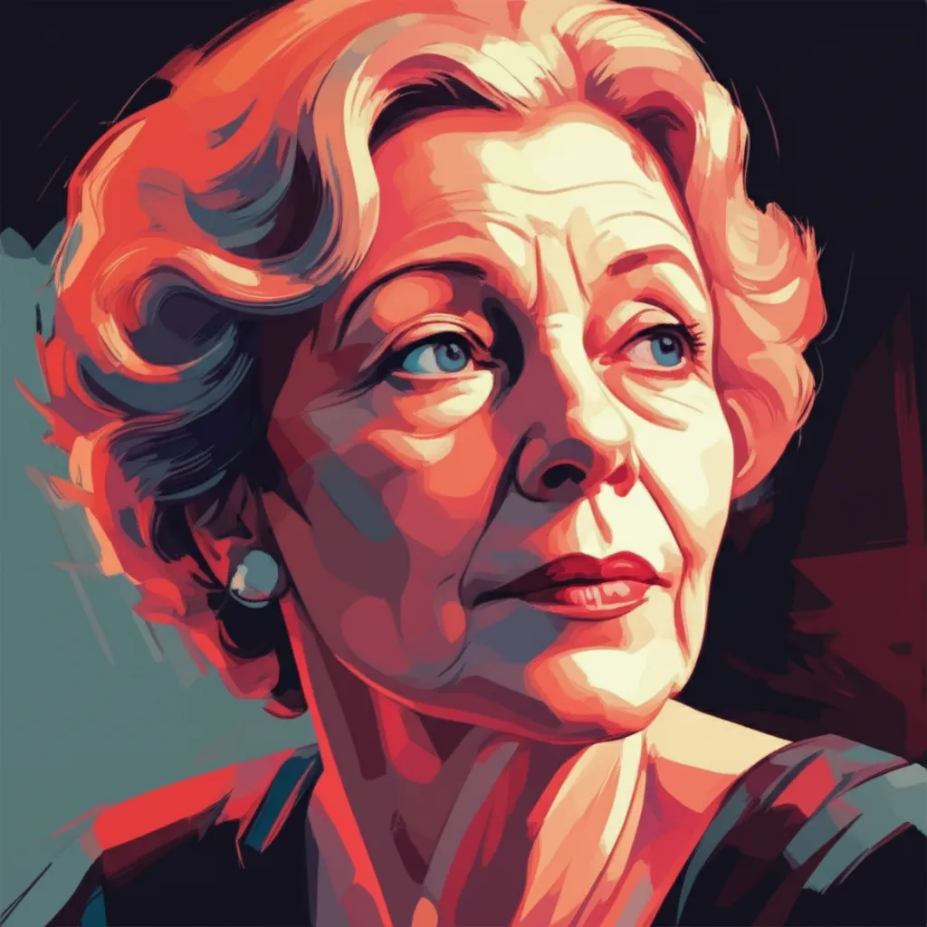 Artistic portrait of Gloria Stuart
