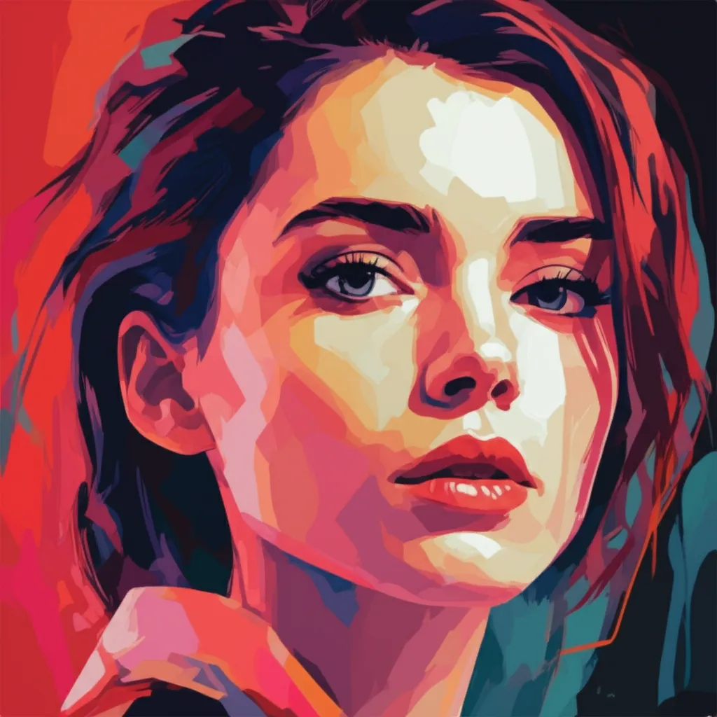 Artistic portrait of Rooney Mara