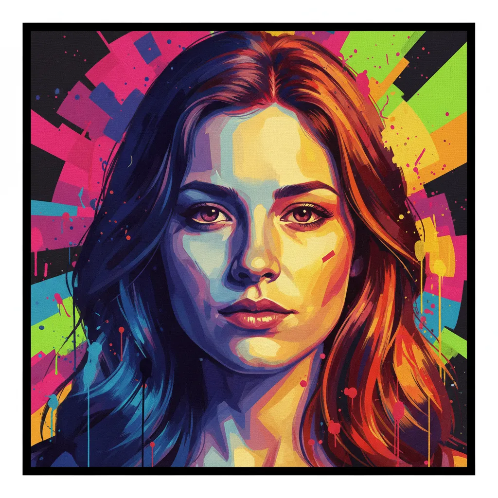 Artistic portrait of Shawna Waldron
