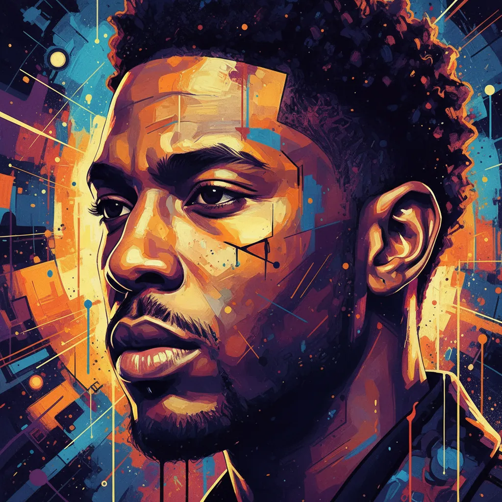 Artistic portrait of Romeo Miller
