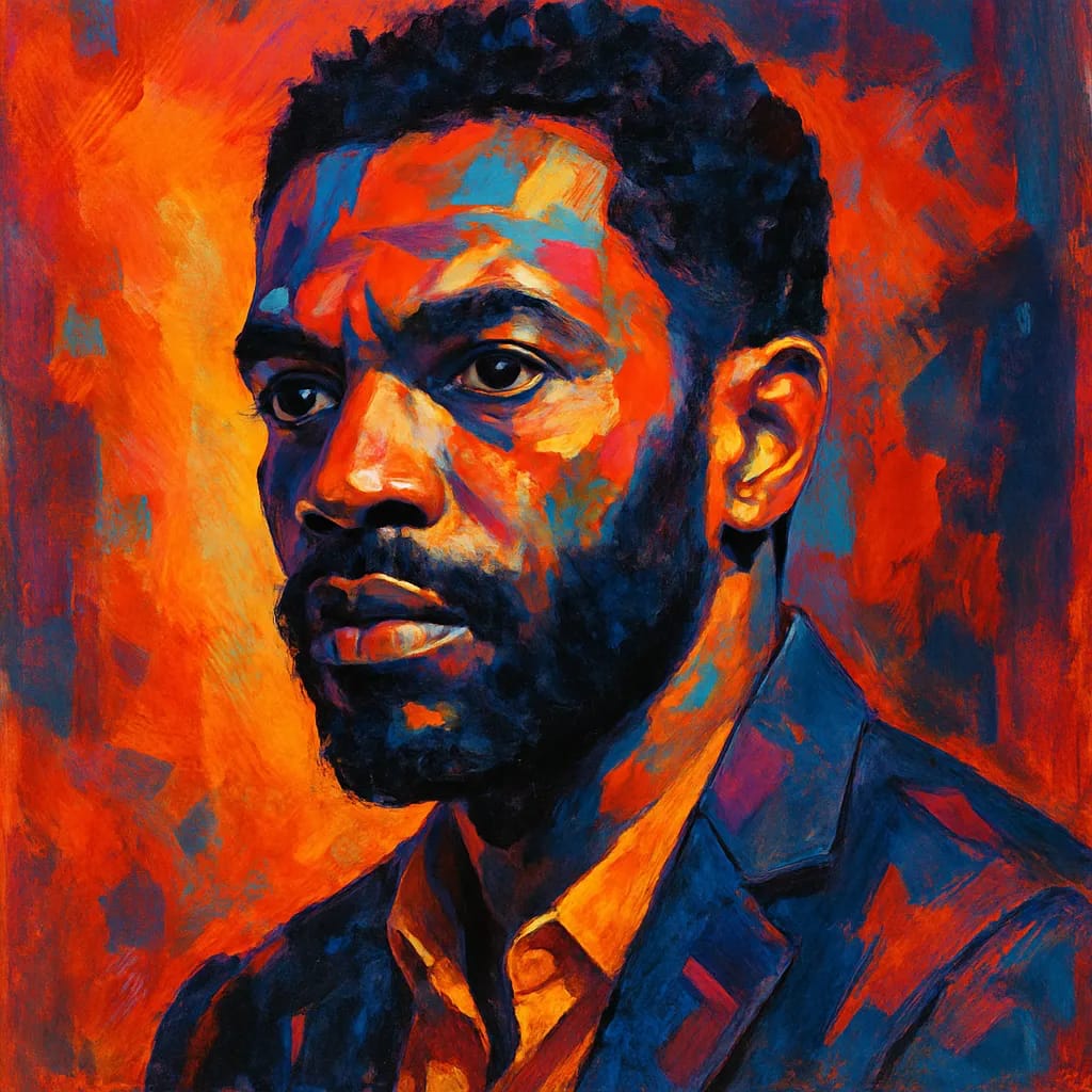 Artistic portrait of Brandon Scott