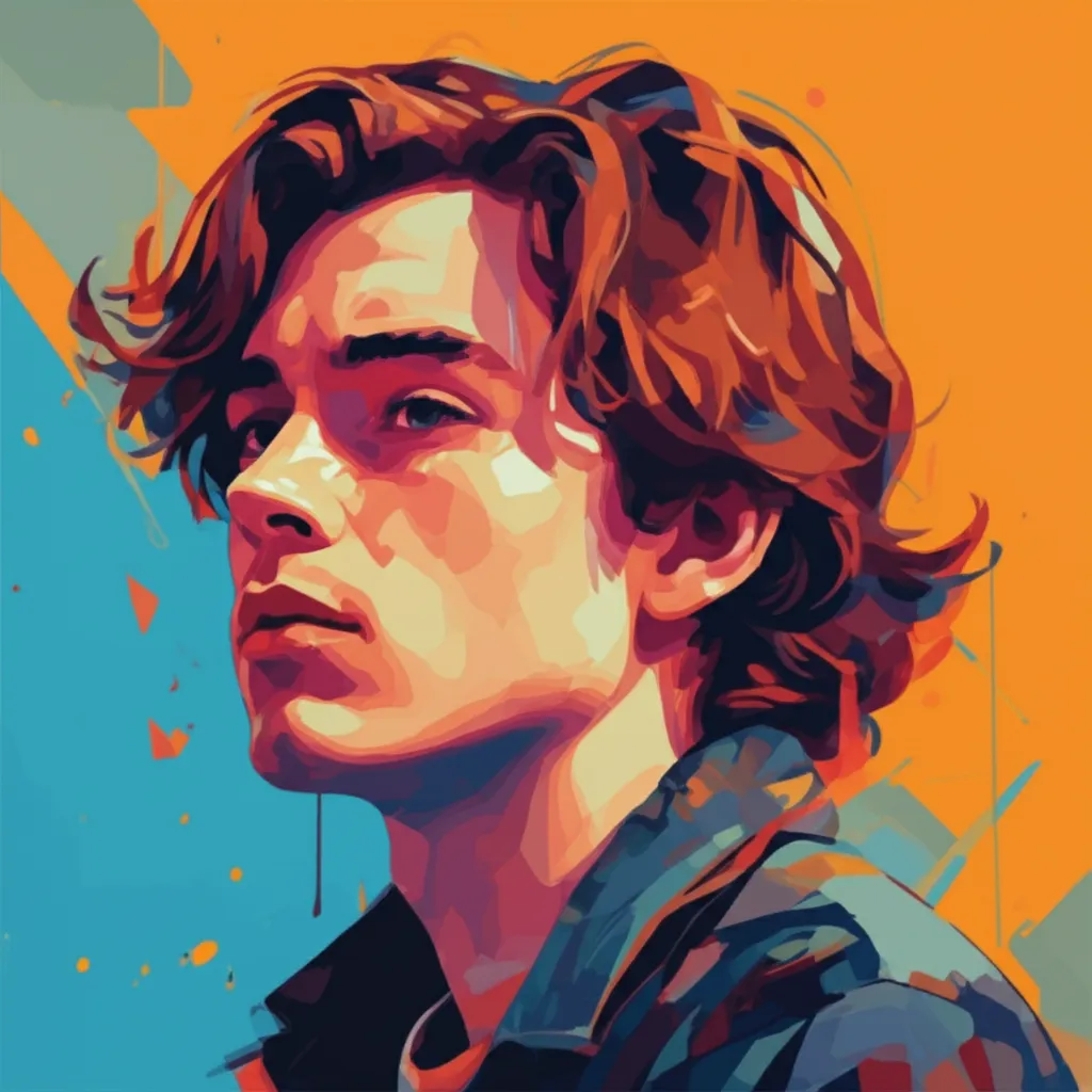 Artistic portrait of Josh O'Connor