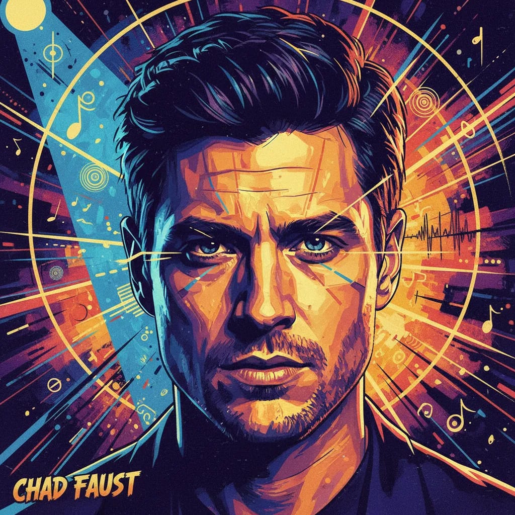 Artistic portrait of Chad Faust