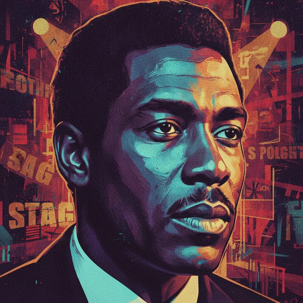 Artistic portrait of J.A. Preston
