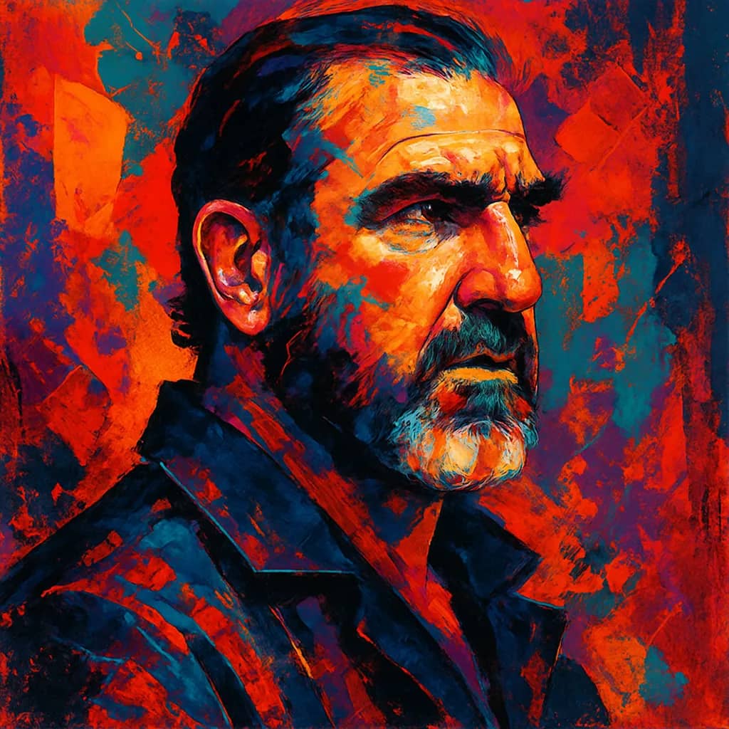 Portrait of Eric Cantona