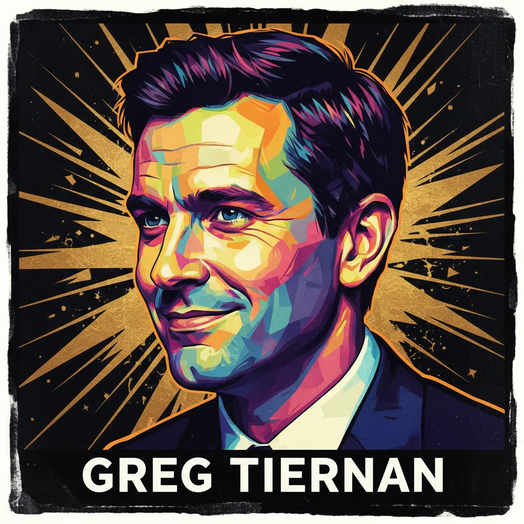 Artistic portrait of Greg Tiernan