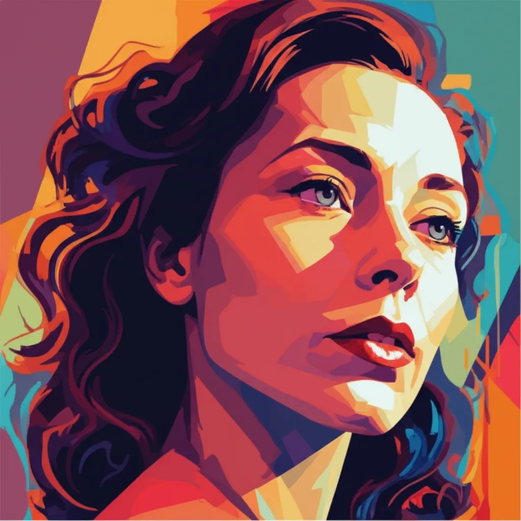 Artistic portrait of Louise Lemoine Torrès