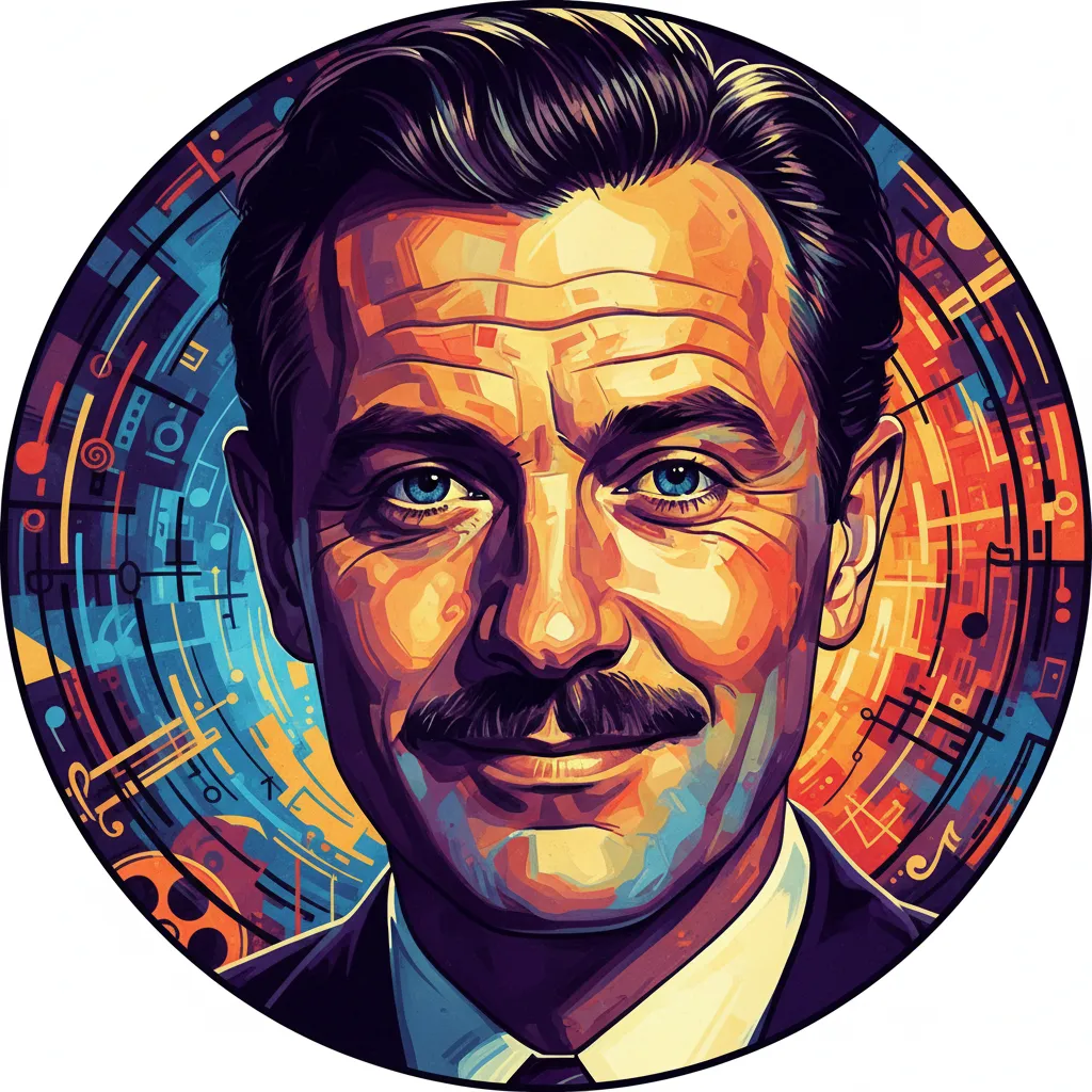 Artistic portrait of David Niven