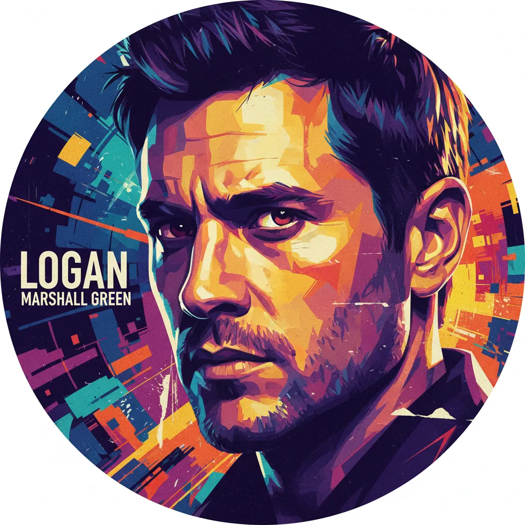 Artistic portrait of Logan Marshall-Green