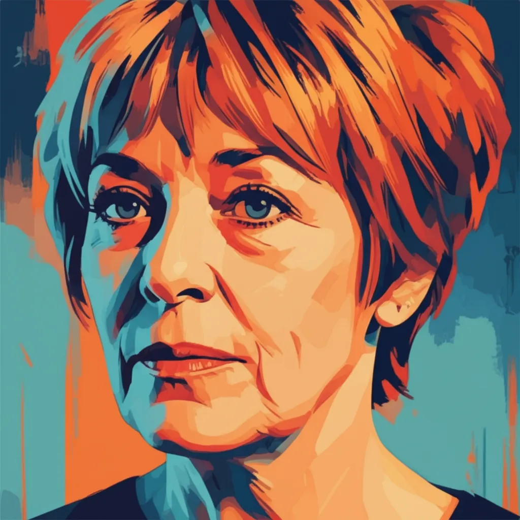 Artistic portrait of Christine Hargreaves