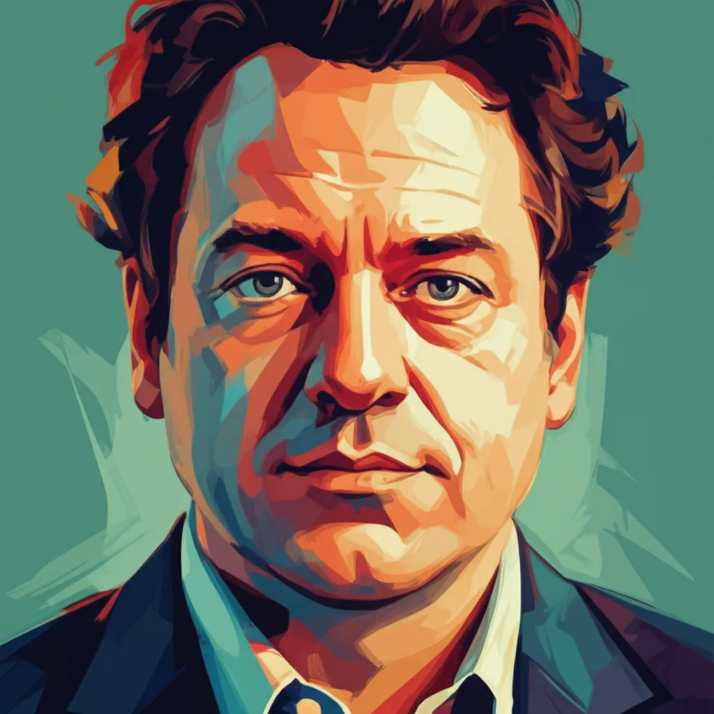 Artistic portrait of Paul Giamatti