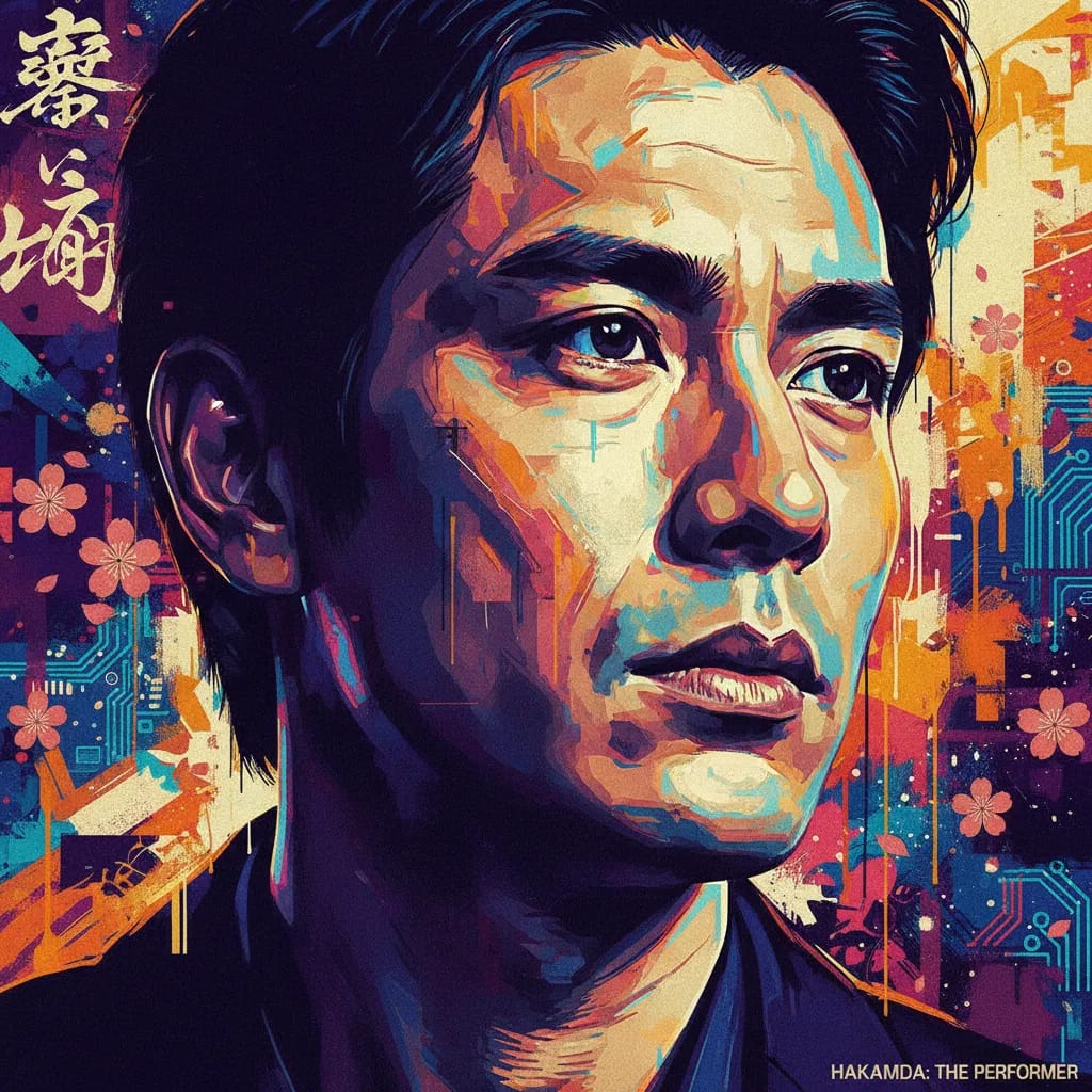 Artistic portrait of Yoshihiko Hakamada