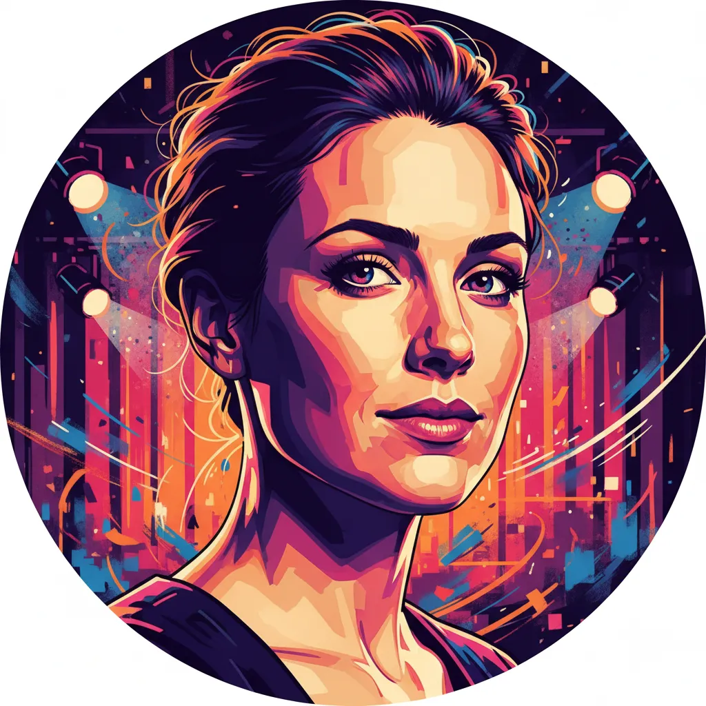 Artistic portrait of Gillian Jacobs