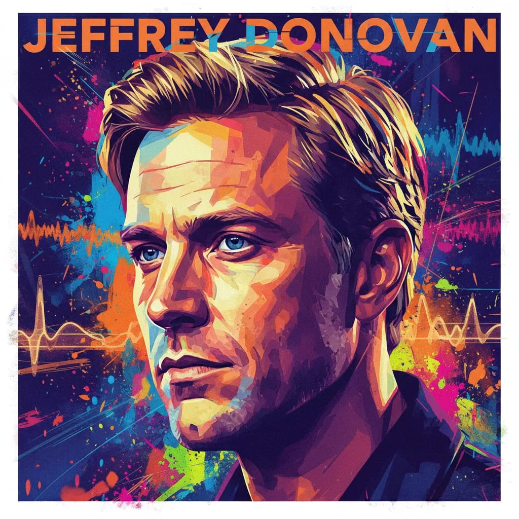 Artistic portrait of Jeffrey Donovan