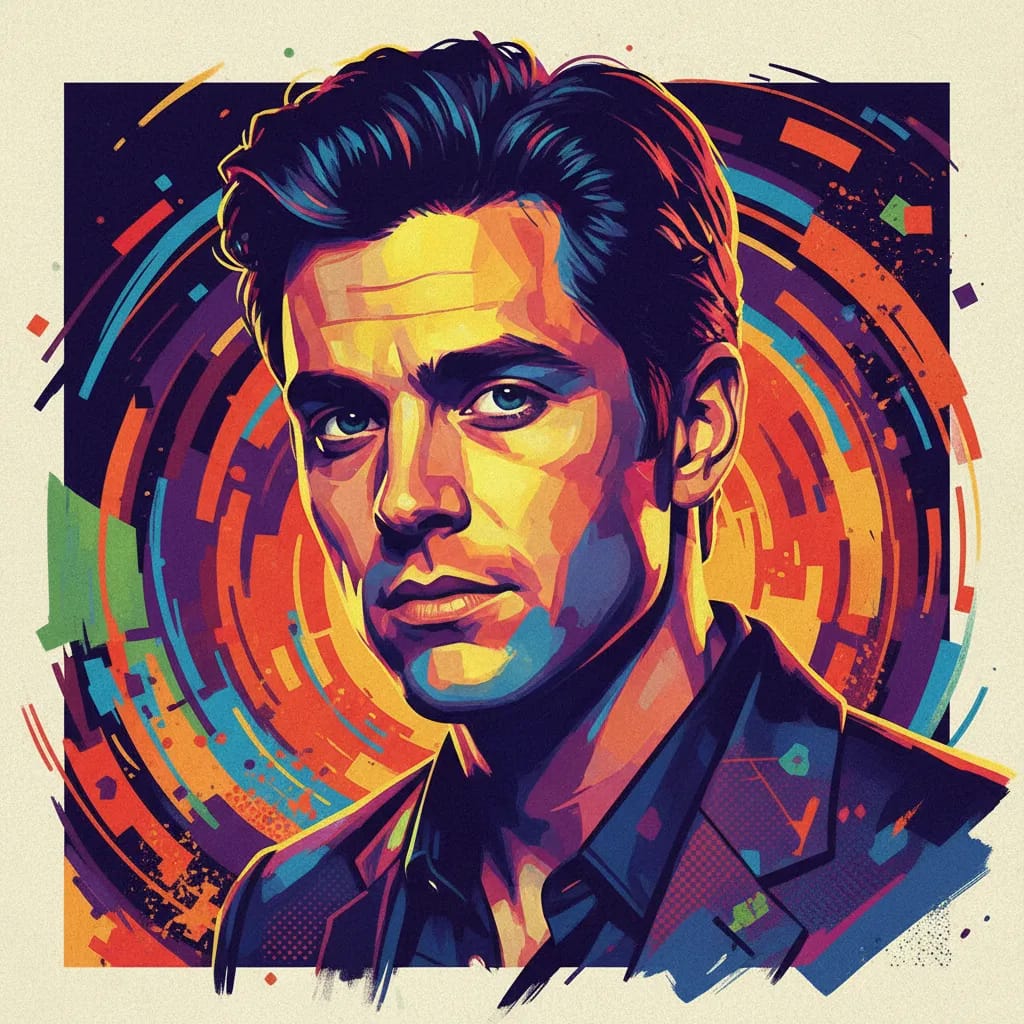 Artistic portrait of Shon Greenblatt