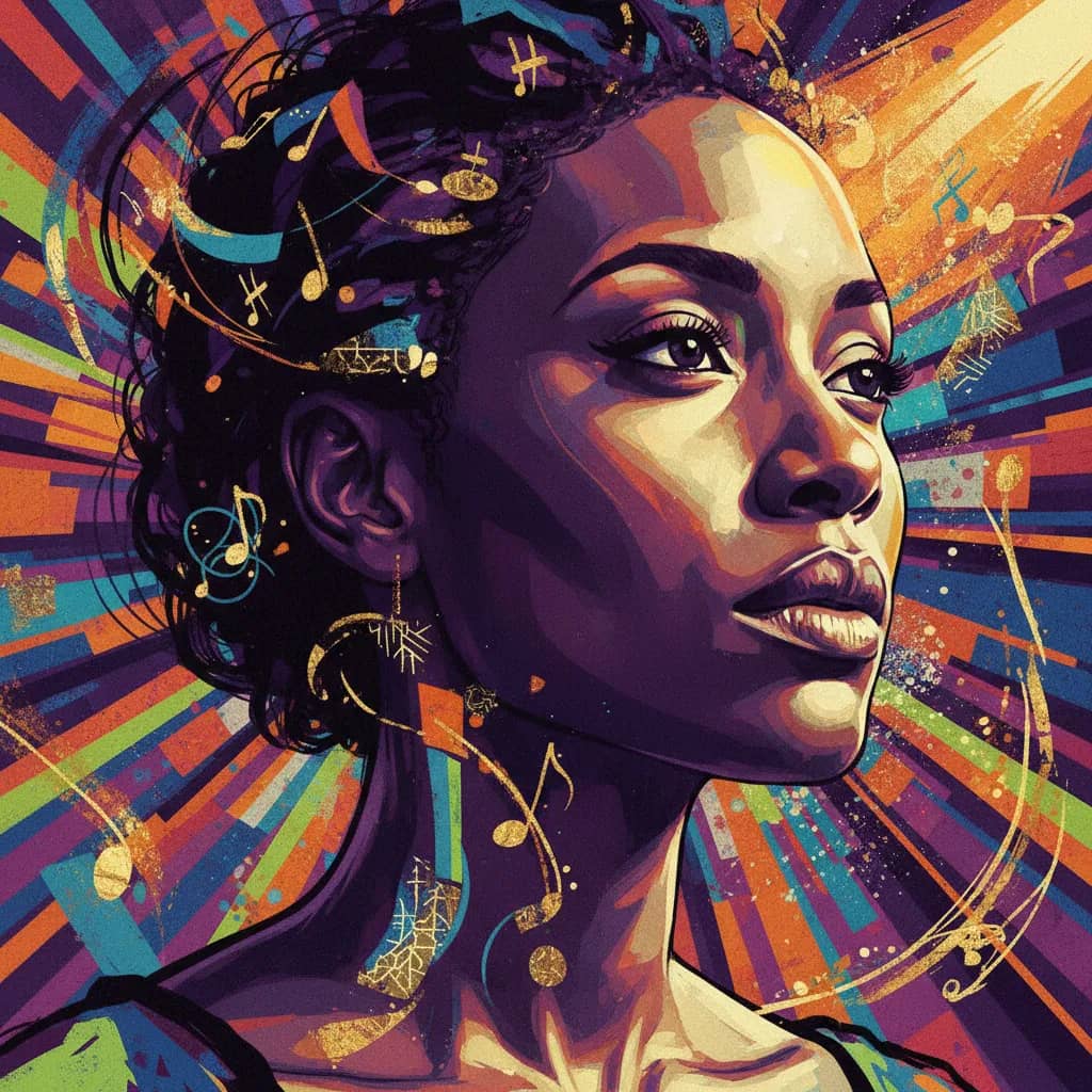 Portrait of Gugu Mbatha-Raw