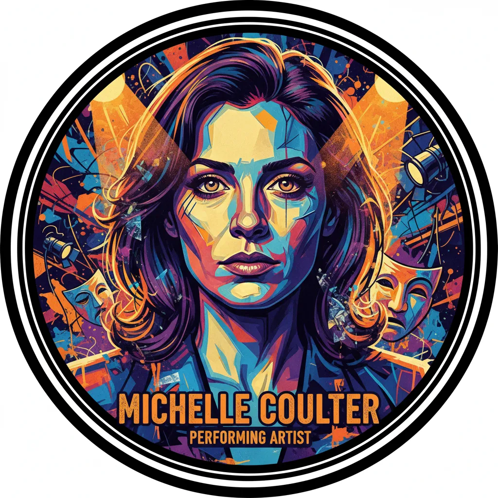 Artistic portrait of Michelle Coulter